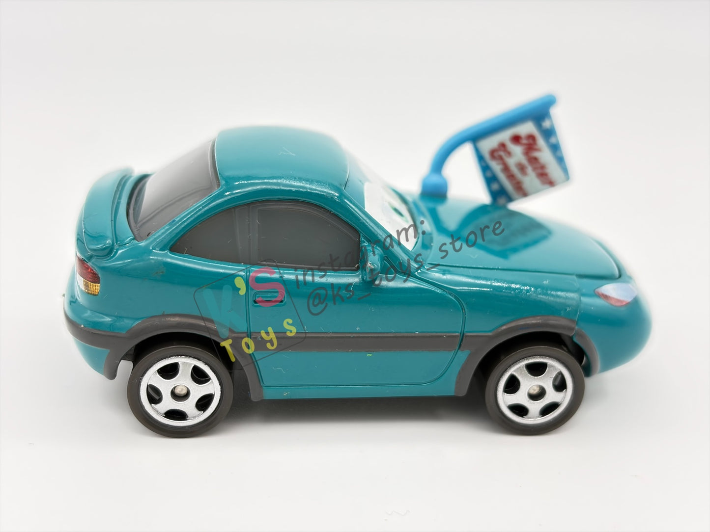 PRE-OWNED / LOOSE DISNEY PIXAR CARS 1:55 BY MATTEL - "BUCKY BREAKDUST" MATER THE GREATER SERIES - NEAR MINT CONDITION