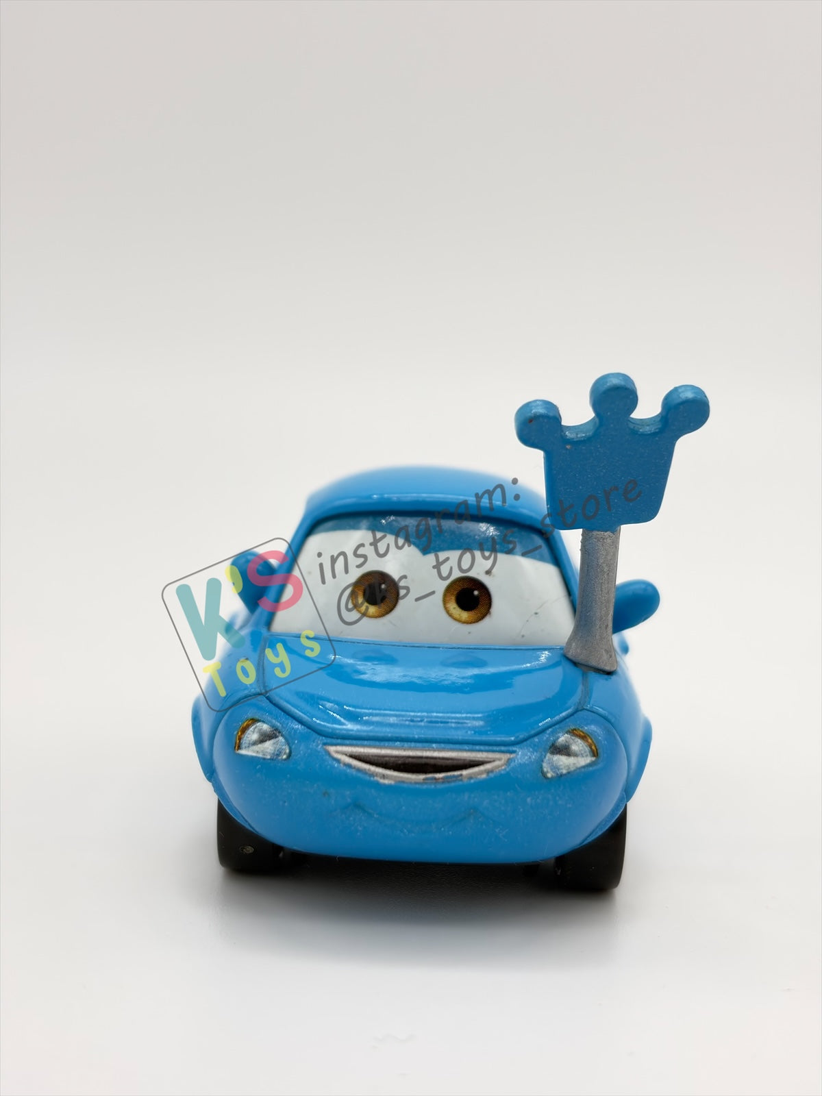 PRE-OWNED / LOOSE DISNEY PIXAR CARS 1:55 BY MATTEL - "POLLY PUDDLEJUMPER" CARS SERIES - NEAR MINT CONDITION