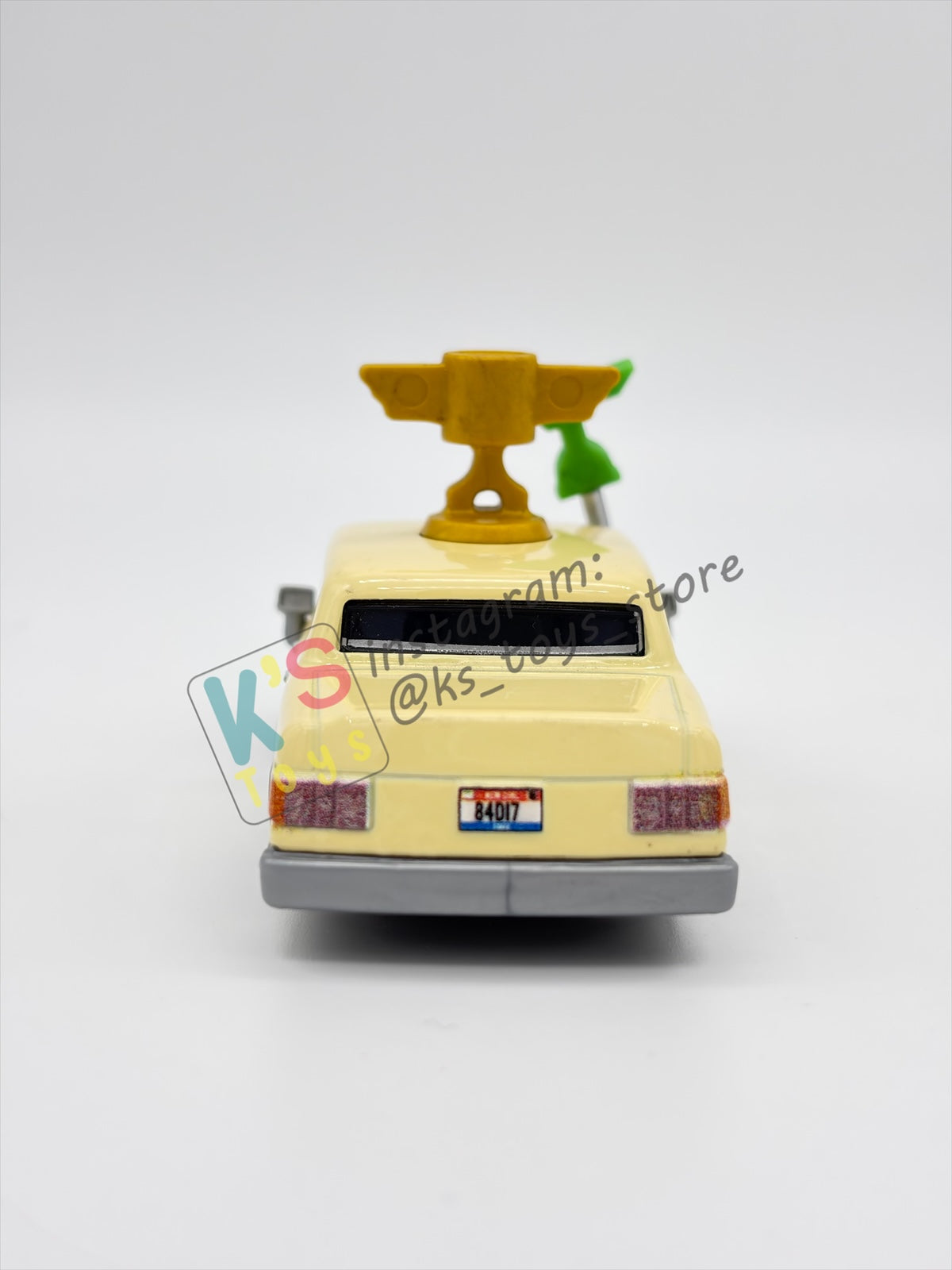 PRE-OWNED / LOOSE DISNEY PIXAR CARS 1:55 BY MATTEL - "BRAD WINMILER" CARS RACE FANS SERIES - NEAR MINT CONDITION