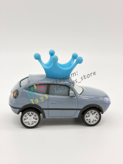 PRE-OWNED / LOOSE DISNEY PIXAR CARS 1:55 BY MATTEL - "DARLA VANDERSON" CARS RACE FANS SERIES - NEAR MINT CONDITION