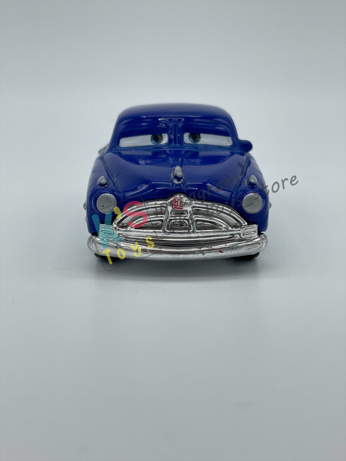 PRE-OWNED / LOOSE DISNEY PIXAR CARS BY MATTEL - DOC HUDSON WHITE RIM (CARS 1) - NEAR MINT CONDITION - READ DESCRIPTION!!!!!!!!!!! (Copy) (Copy)