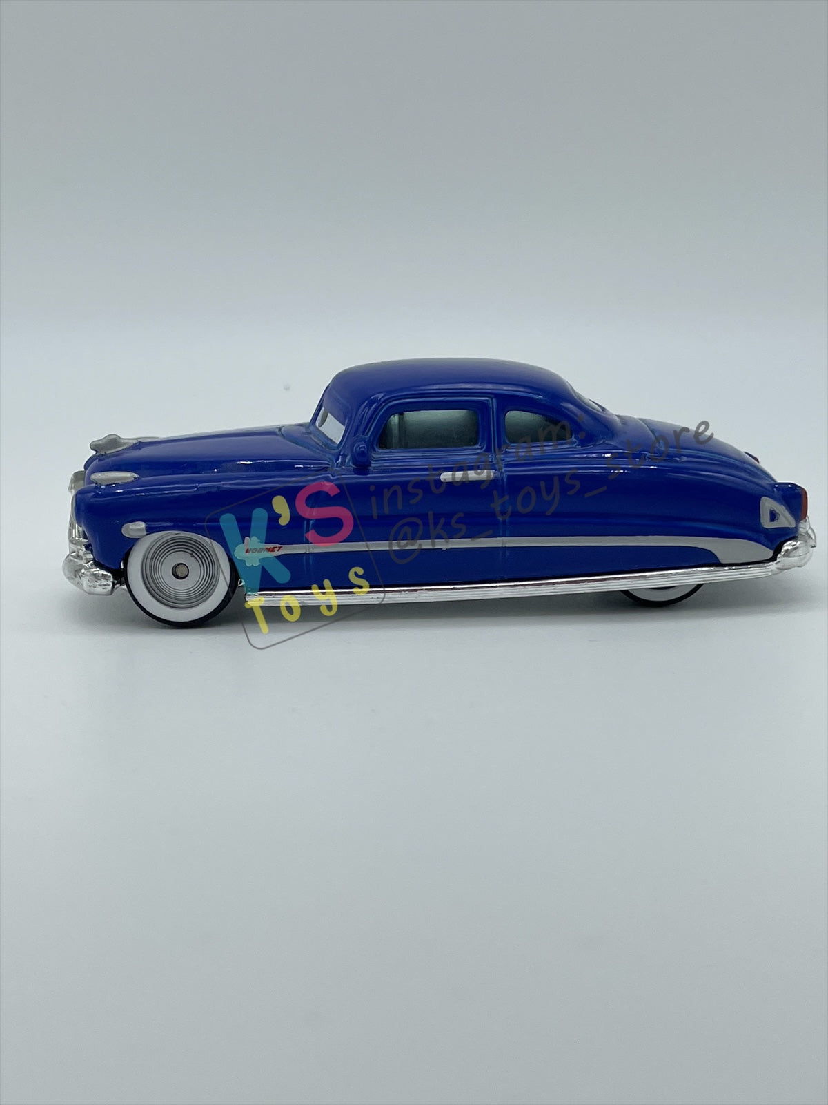 PRE-OWNED / LOOSE DISNEY PIXAR CARS BY MATTEL - DOC HUDSON WHITE RIM (CARS 1) - NEAR MINT CONDITION - READ DESCRIPTION!!!!!!!!!!! (Copy) (Copy)