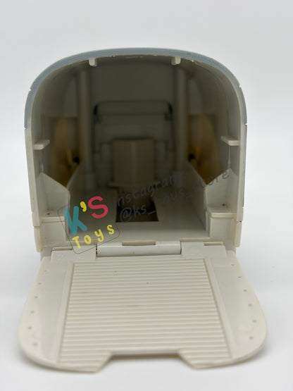 PRE-OWNED / LOOSE DISNEY PIXAR CARS - “QUICK CHANGERS DELUXE SPY TRAIN TRANSPORTER STEPHENSON" - CARS 2 QUICK CHANGERS SERIES - GOOD CONDITION!