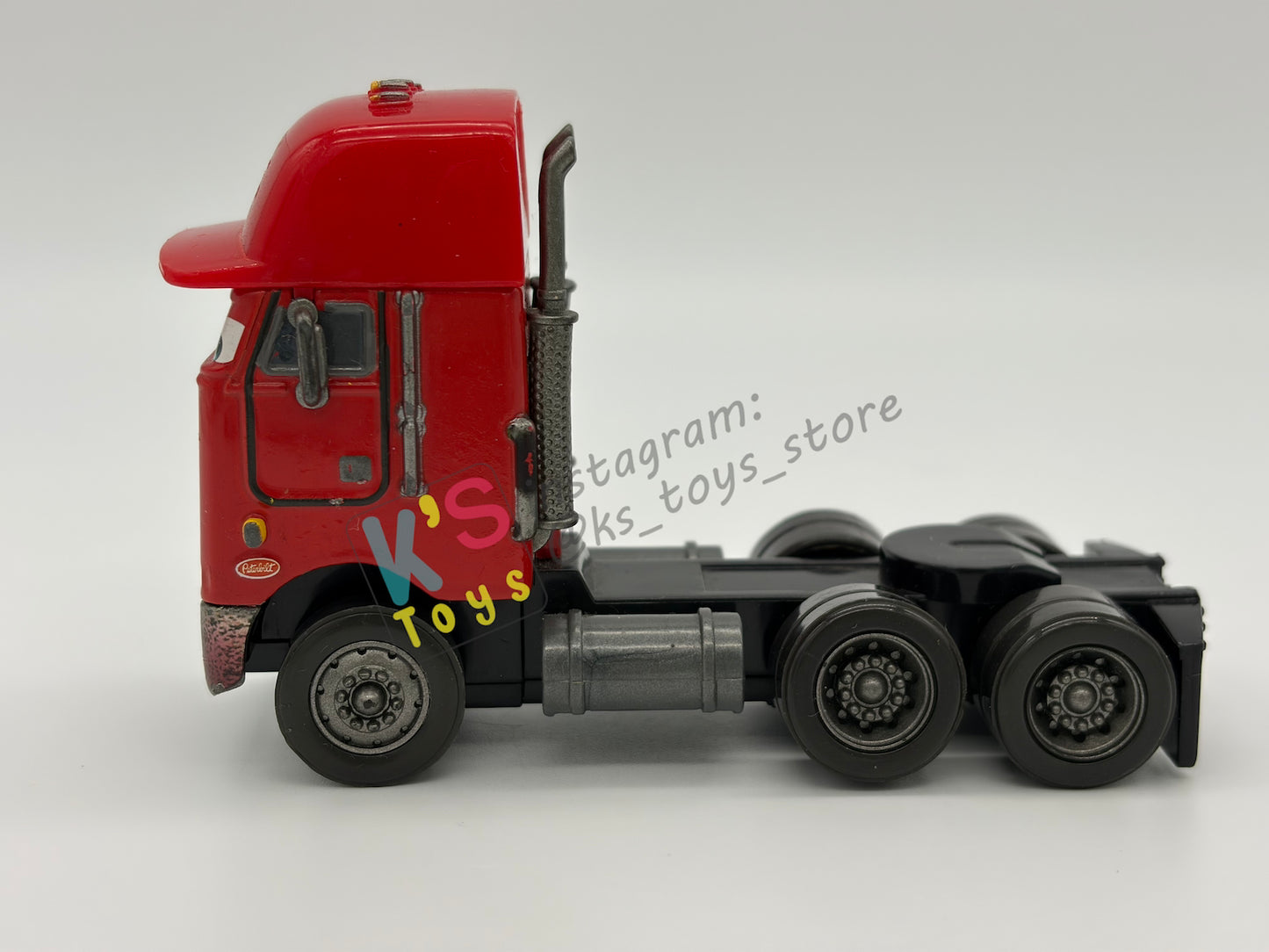 PRE-OWNED / LOOSE DISNEY PIXAR CARS - "JERRY RECYCLED BATTERIES SEMI" RADIATOR SPRINGS CLASSIC SERIES - GOOD CONDITION