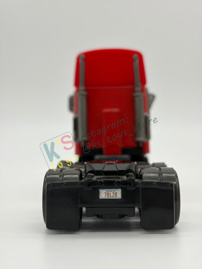 PRE-OWNED / LOOSE DISNEY PIXAR CARS - "JERRY RECYCLED BATTERIES SEMI" RADIATOR SPRINGS CLASSIC SERIES - GOOD CONDITION