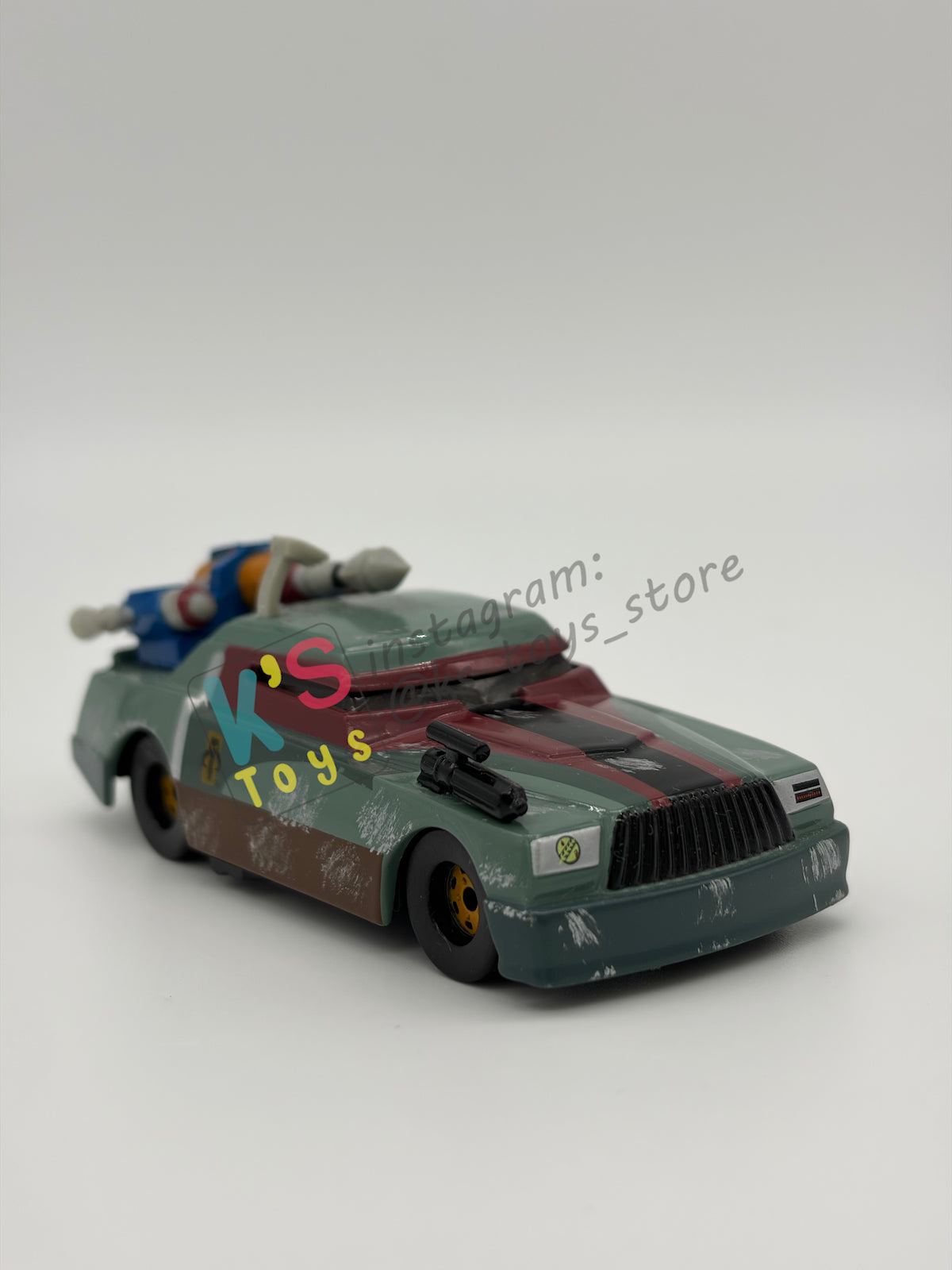 PRE-OWNED / LOOSE DISNEY PIXAR CARS BY MATTEL - "CHICK HICKS AS BOBA FETT" STAR WARS SERIES - MINT / NEAR MINT CONDITION - READ DESCRIPTION!!!!!!!!!!