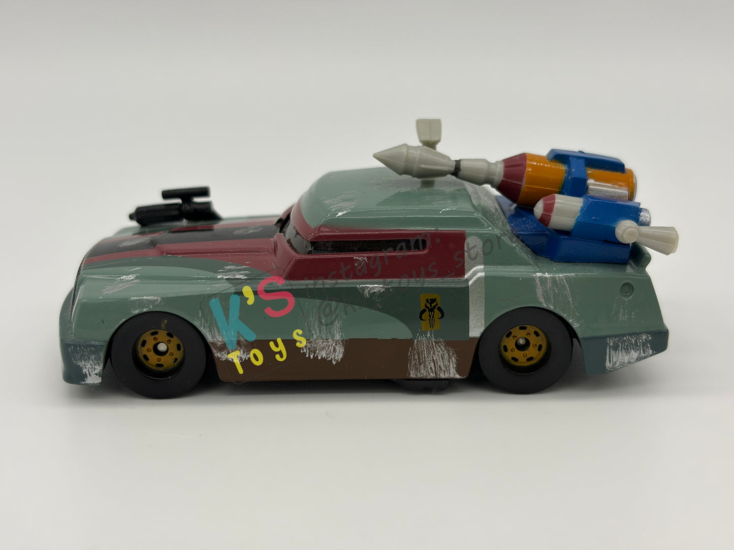 PRE-OWNED / LOOSE DISNEY PIXAR CARS BY MATTEL - "CHICK HICKS AS BOBA FETT" STAR WARS SERIES - MINT / NEAR MINT CONDITION - READ DESCRIPTION!!!!!!!!!!