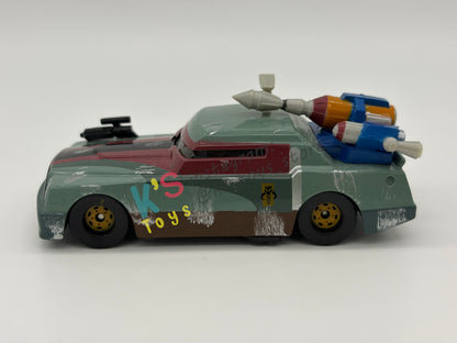 PRE-OWNED / LOOSE DISNEY PIXAR CARS BY MATTEL - "CHICK HICKS AS BOBA FETT" STAR WARS SERIES - MINT / NEAR MINT CONDITION - READ DESCRIPTION!!!!!!!!!!