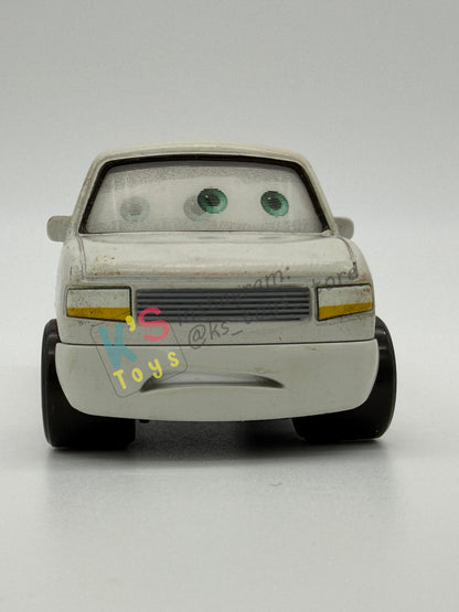 PRE-OWNED / LOOSE DISNEY PIXAR CARS 1:55 BY MATTEL - "DUFF WRECKS LENTICULAR" LENTICULAR SERIES - PLAYED CONDITION
