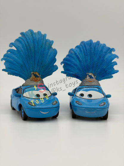 PRE-OWNED / LOOSE DISNEY PIXAR CARS 1:55 BY MATTEL - "SHOWGIRL #1 & #2" FROM 3-PACK GIFT SET - MINT/NEAR MINT CONDITION - READ DESCRIPTION!!!!!!