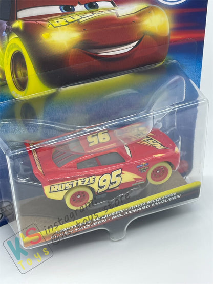 GLOW RACERS Disney Pixar Cars by MATTEL, LIGHTNING MCQUEEN - RE-RELEASED 2024 - BNIP