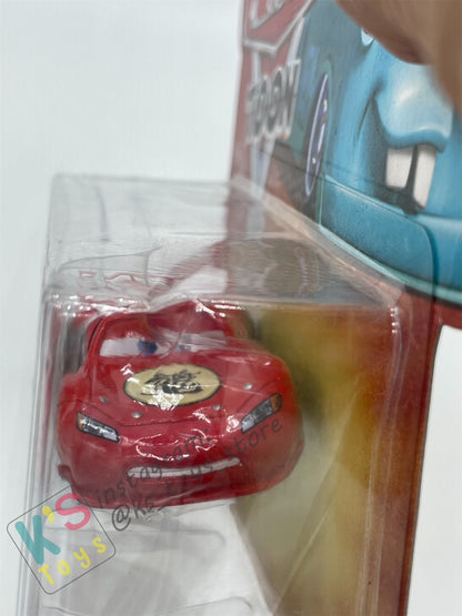 DISNEY PIXAR CARS "DRAGON LIGHTNING MCQUEEN WITH OIL STAINS" TOKYO MATER SERIES - Cars Toon - BNIP