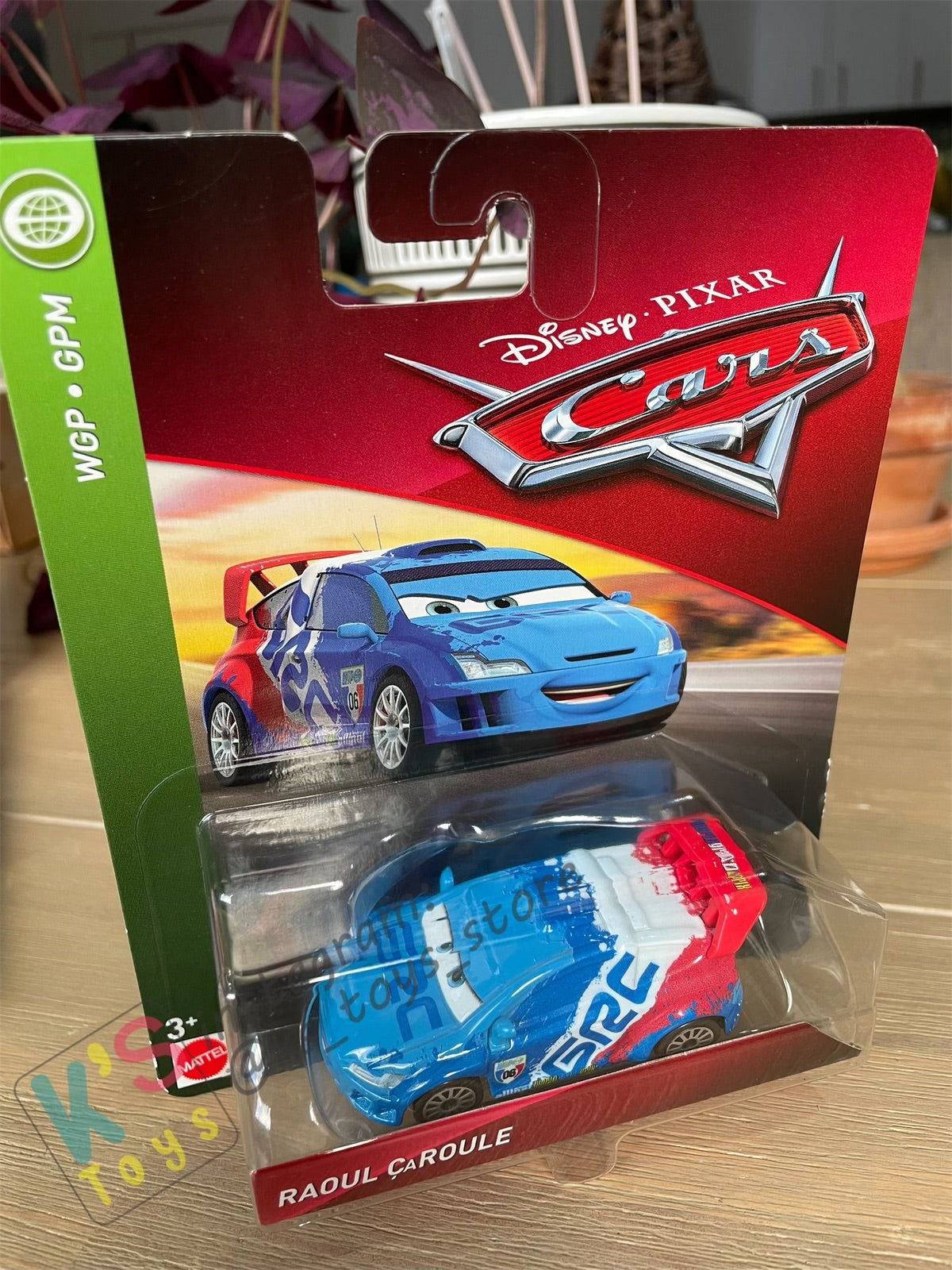 DISNEY PIXAR CARS BY MATTEL, RAOUL CAROULE - WGP SERIES - BNIP