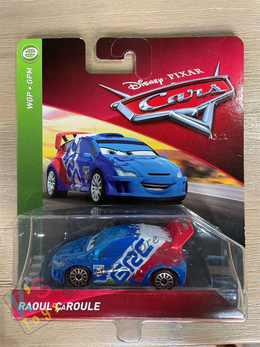 DISNEY PIXAR CARS BY MATTEL, RAOUL CAROULE - WGP SERIES - BNIP