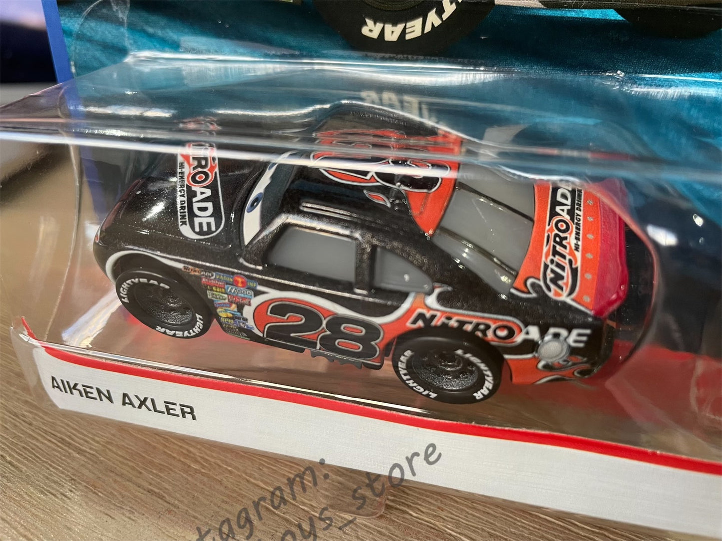 DISNEY PIXAR CARS BY MATTEL, AIKEN AXLER - DINOCO 400 - BNIP