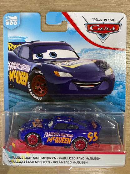 DISNEY PIXAR CARS "FABULOUS LIGHTNING MCQUEEN" FLORIDA 500 - BNIP