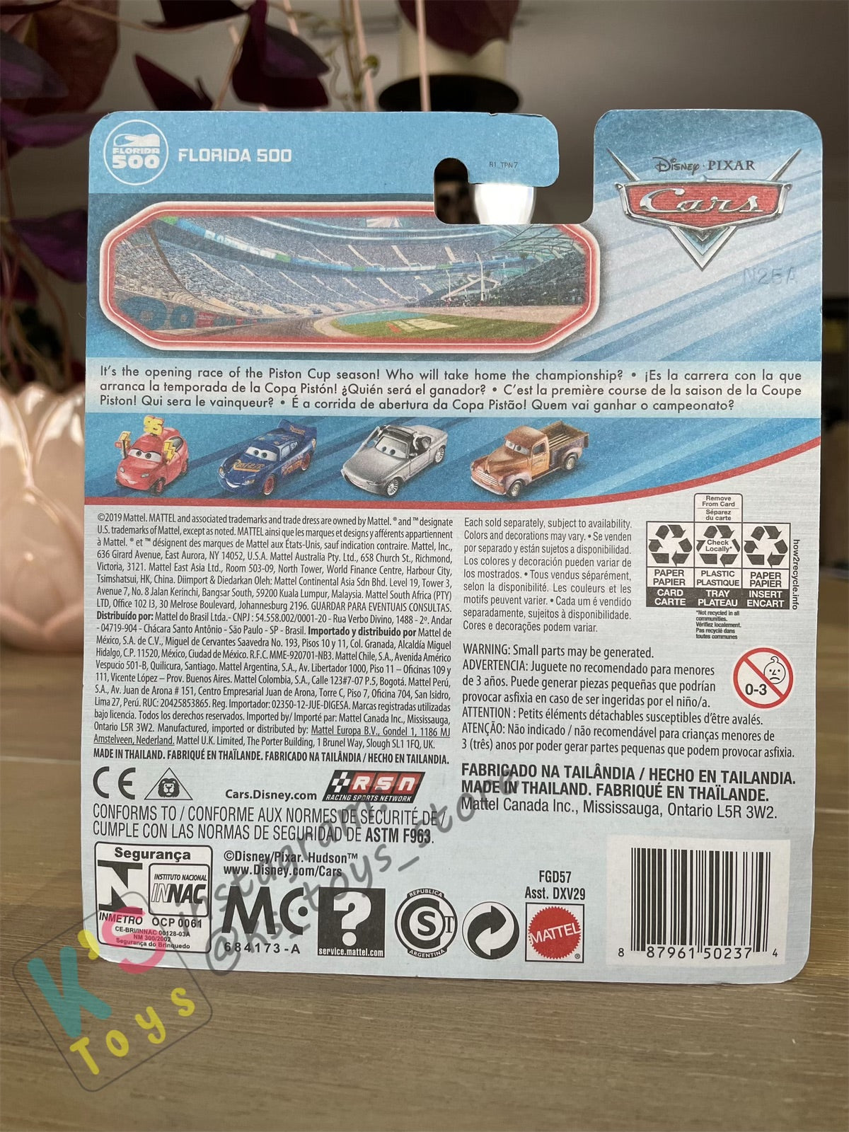 DISNEY PIXAR CARS "FABULOUS LIGHTNING MCQUEEN" FLORIDA 500 - BNIP