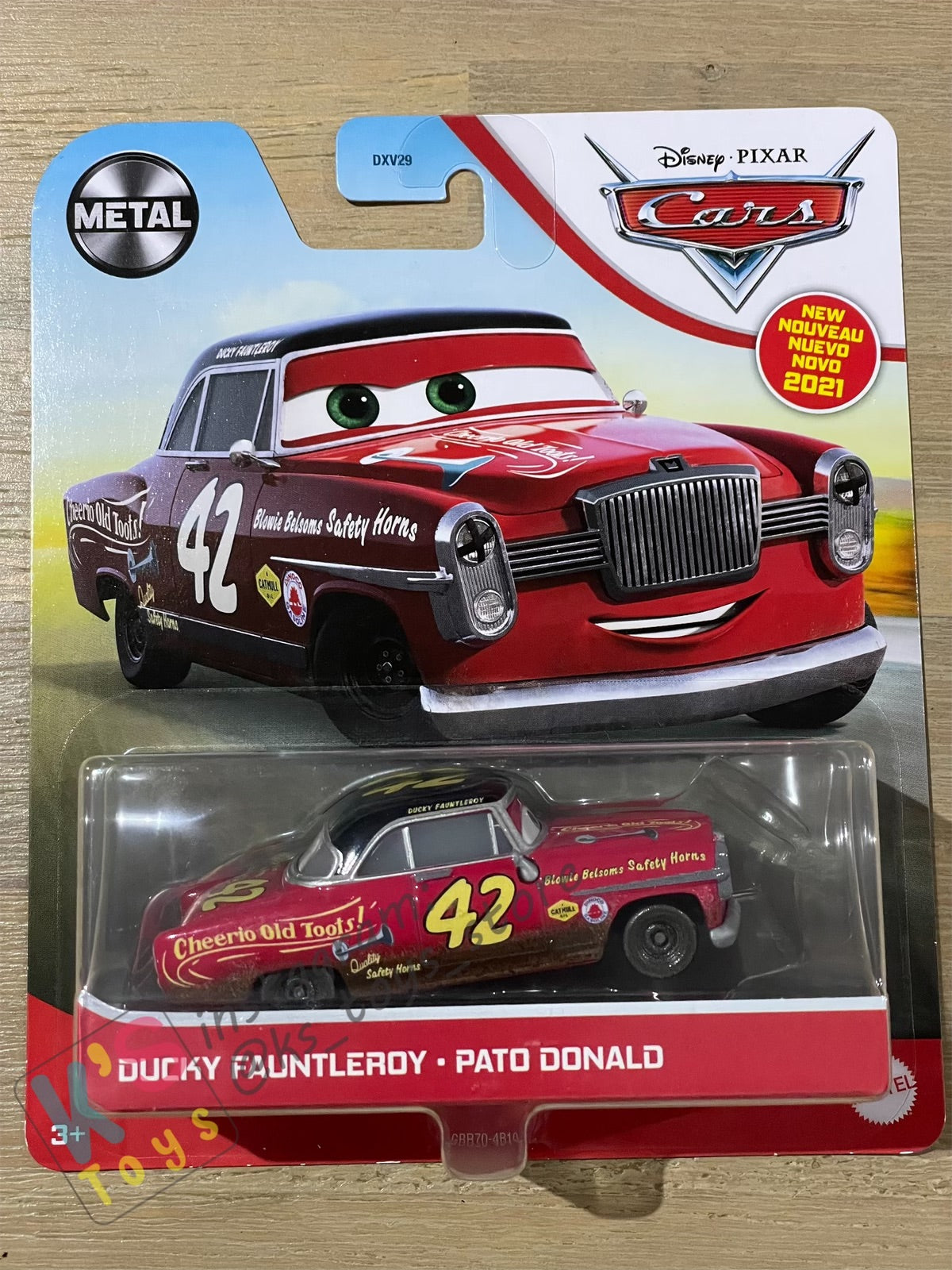 DISNEY PIXAR CARS "DUCKY FAUNTLEROY" 2021 NEW RELEASE - BNIP