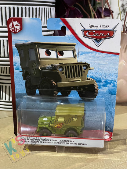 DISNEY PIXAR CARS BY MATTEL, “SARGE RACE TEAM" LONDON CHASE SERIES - BNIP