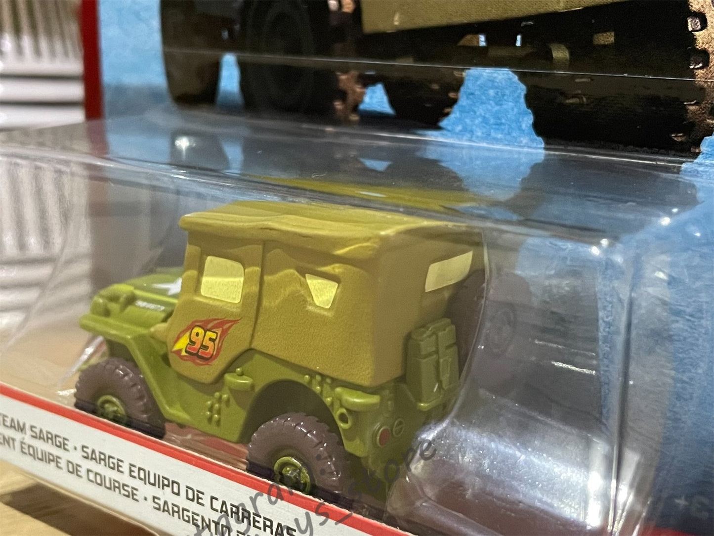 DISNEY PIXAR CARS BY MATTEL, “SARGE RACE TEAM" LONDON CHASE SERIES - BNIP