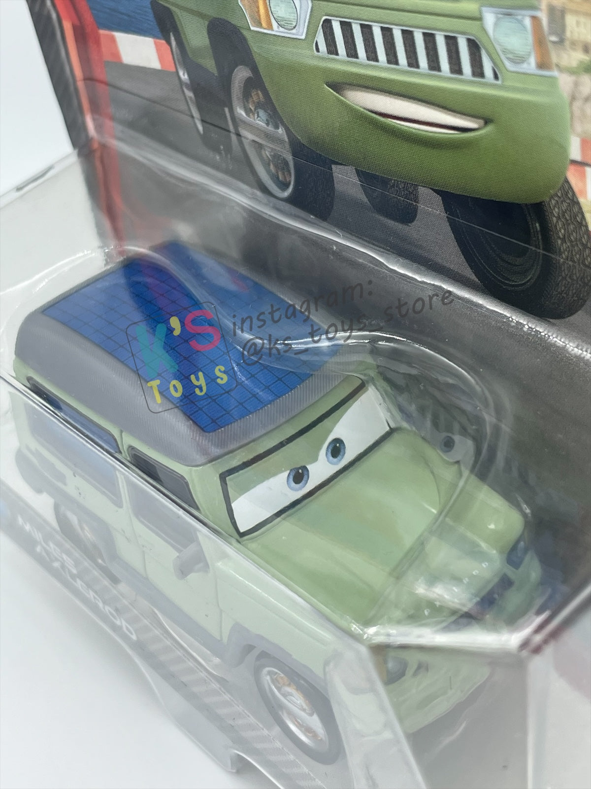 DISNEY PIXAR CARS 1:55 BY MATTEL, "MILES AXLEROD" CARS 2 - BNIP