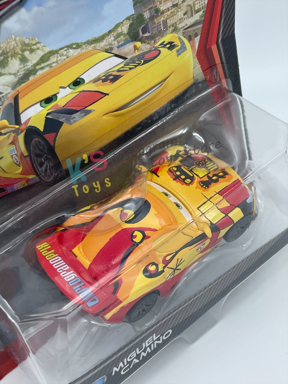 DISNEY PIXAR CARS 1:55, BY MATTEL, CARS 2 MIGUEL CAMINO - BNIP