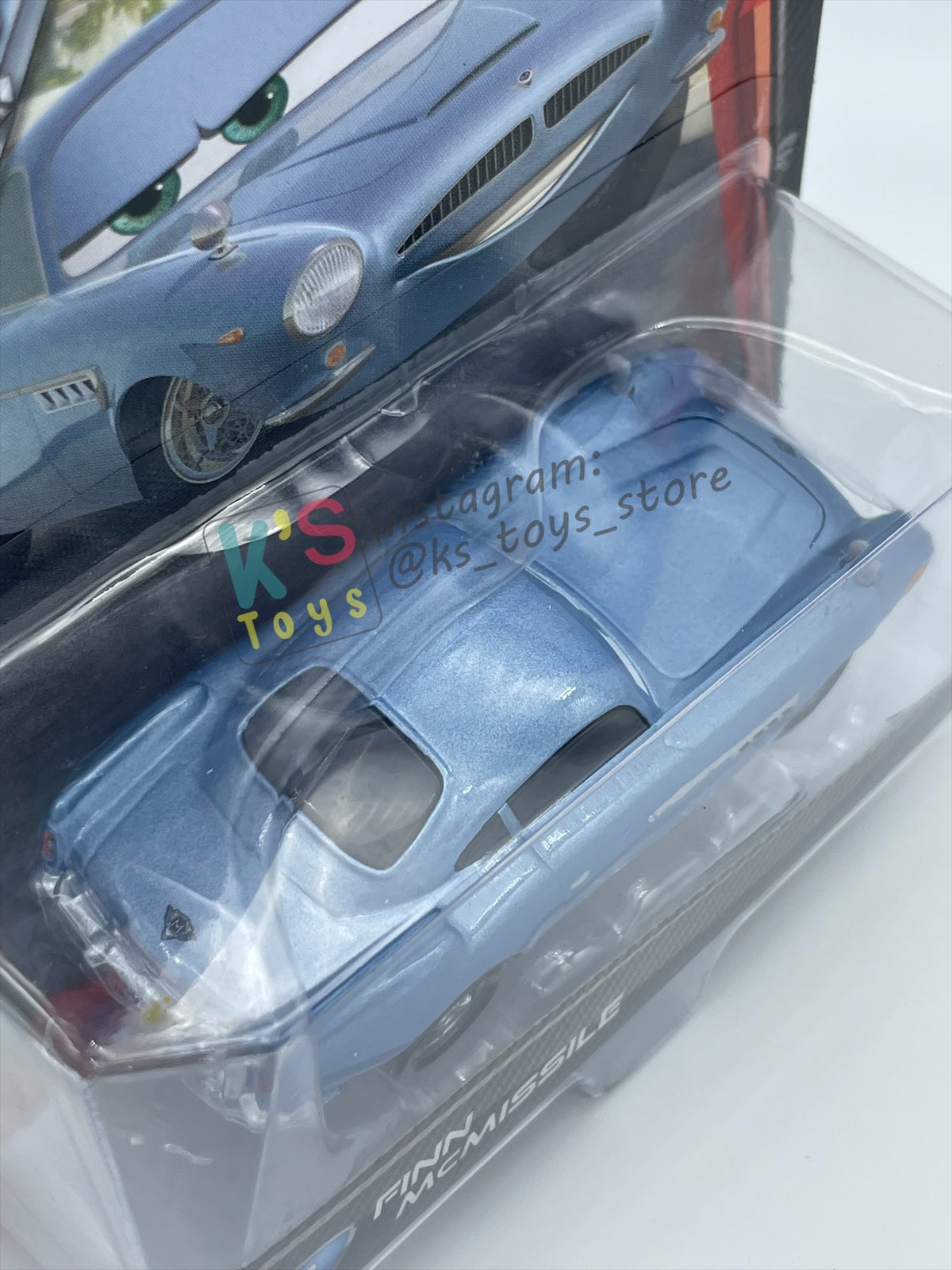 DISNEY PIXAR CARS 1:55 BY MATTEL, "FINN MCMISSILE #2" CARS 2 - BNIP