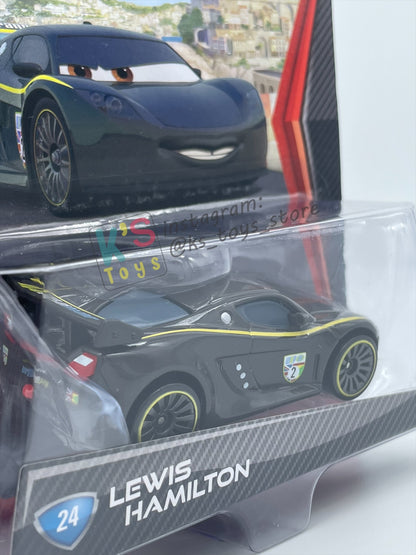 DISNEY PIXAR CARS 1:55 BY MATTEL, "LEWIS HAMILTON" - CARS 2 SERIES - BNIP