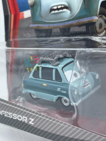 DISNEY PIXAR CARS 1:55 BY MATTEL, "PROFESSOR Z" - CARS 2 SERIES - BNIP