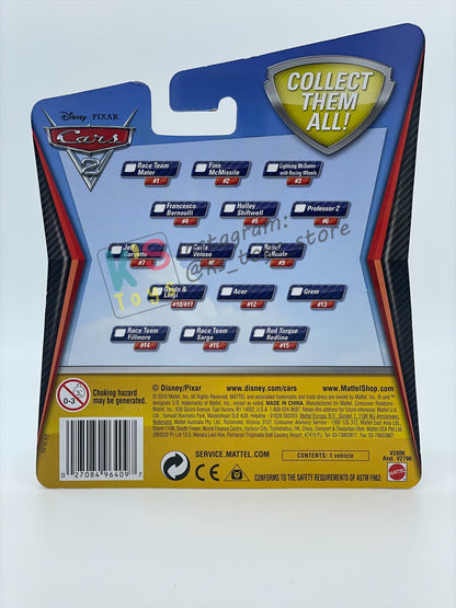 DISNEY PIXAR CARS 1:55 BY MATTEL, "PROFESSOR Z" - CARS 2 SERIES - BNIP