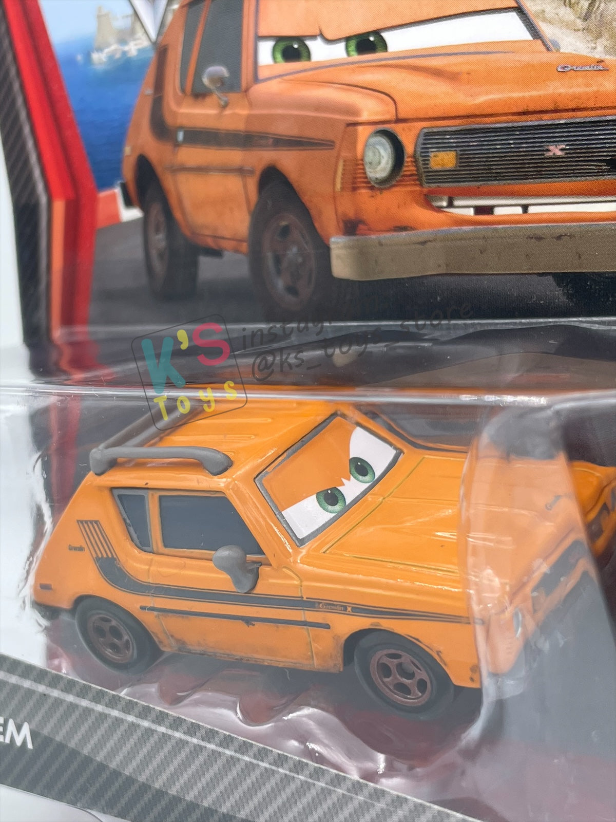 DISNEY PIXAR CARS 1:55 BY MATTEL, "GREM" CARS 2 - BNIP