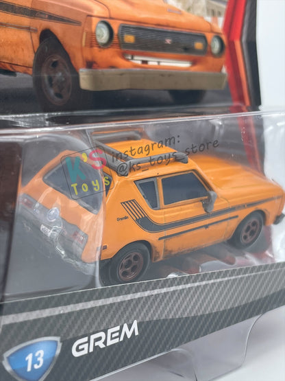 DISNEY PIXAR CARS 1:55 BY MATTEL, "GREM" CARS 2 - BNIP