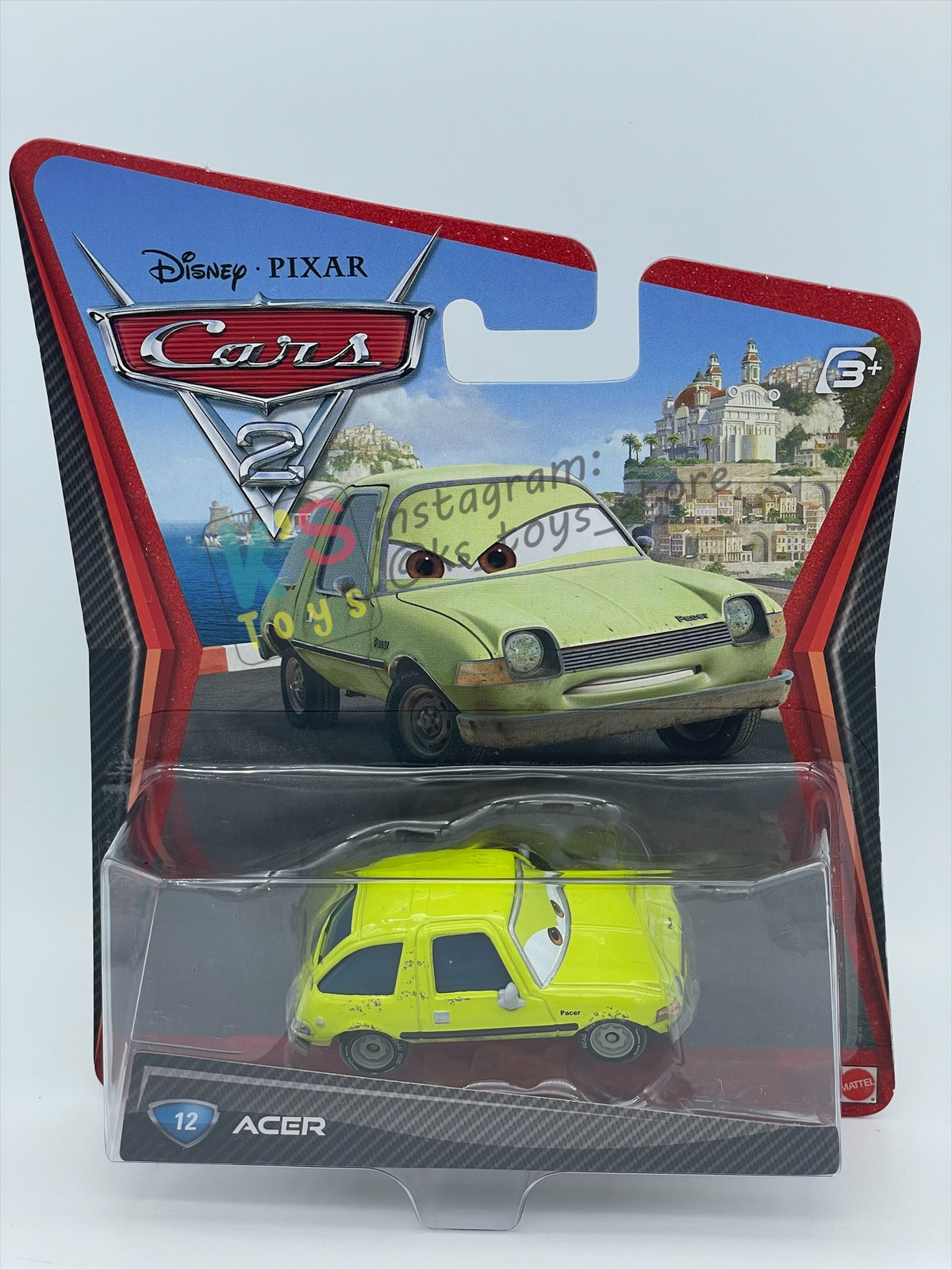 DISNEY PIXAR CARS 1:55 BY MATTEL, "ACER" CARS 2 - BNIP