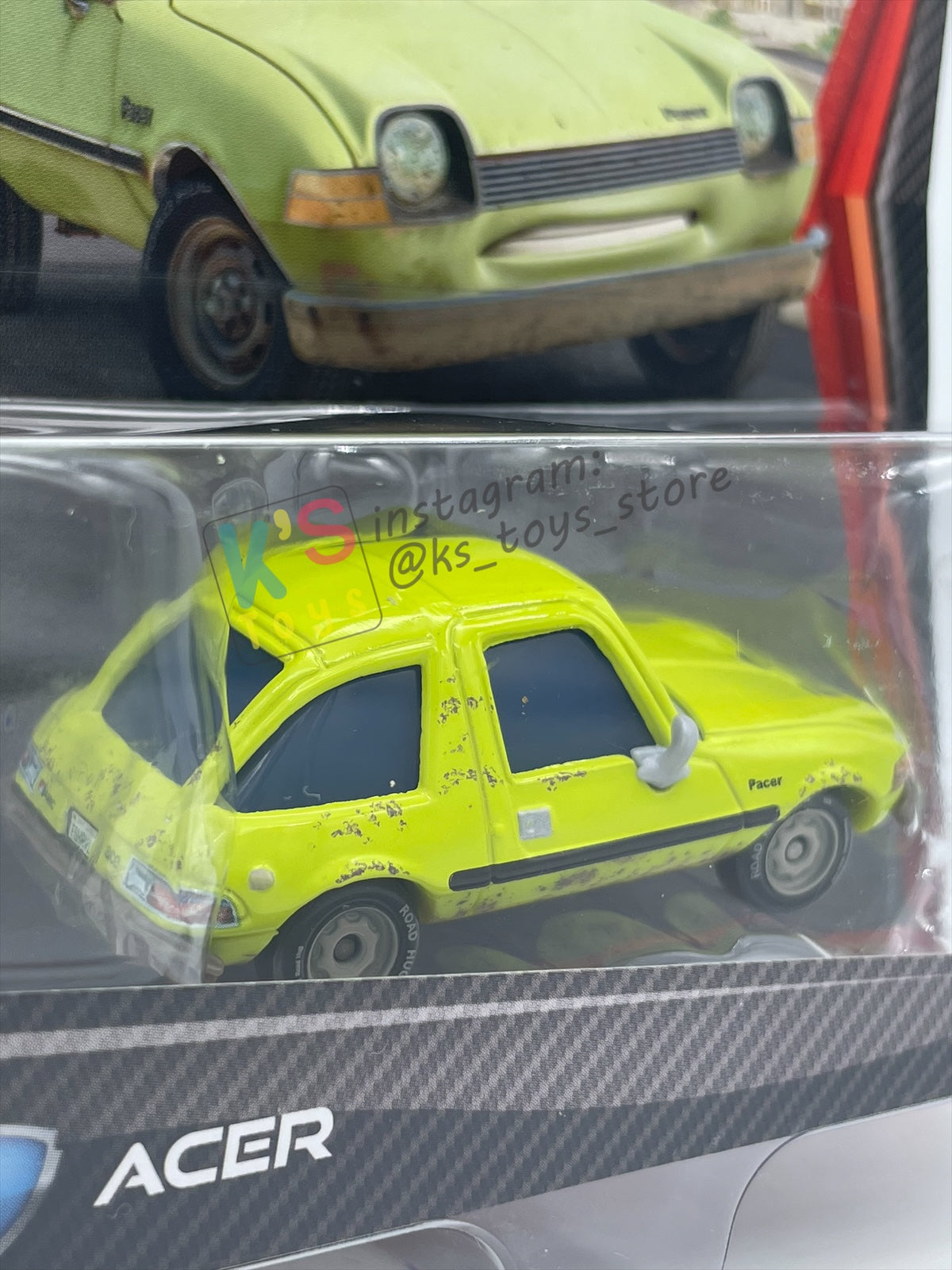 DISNEY PIXAR CARS 1:55 BY MATTEL, "ACER" CARS 2 - BNIP