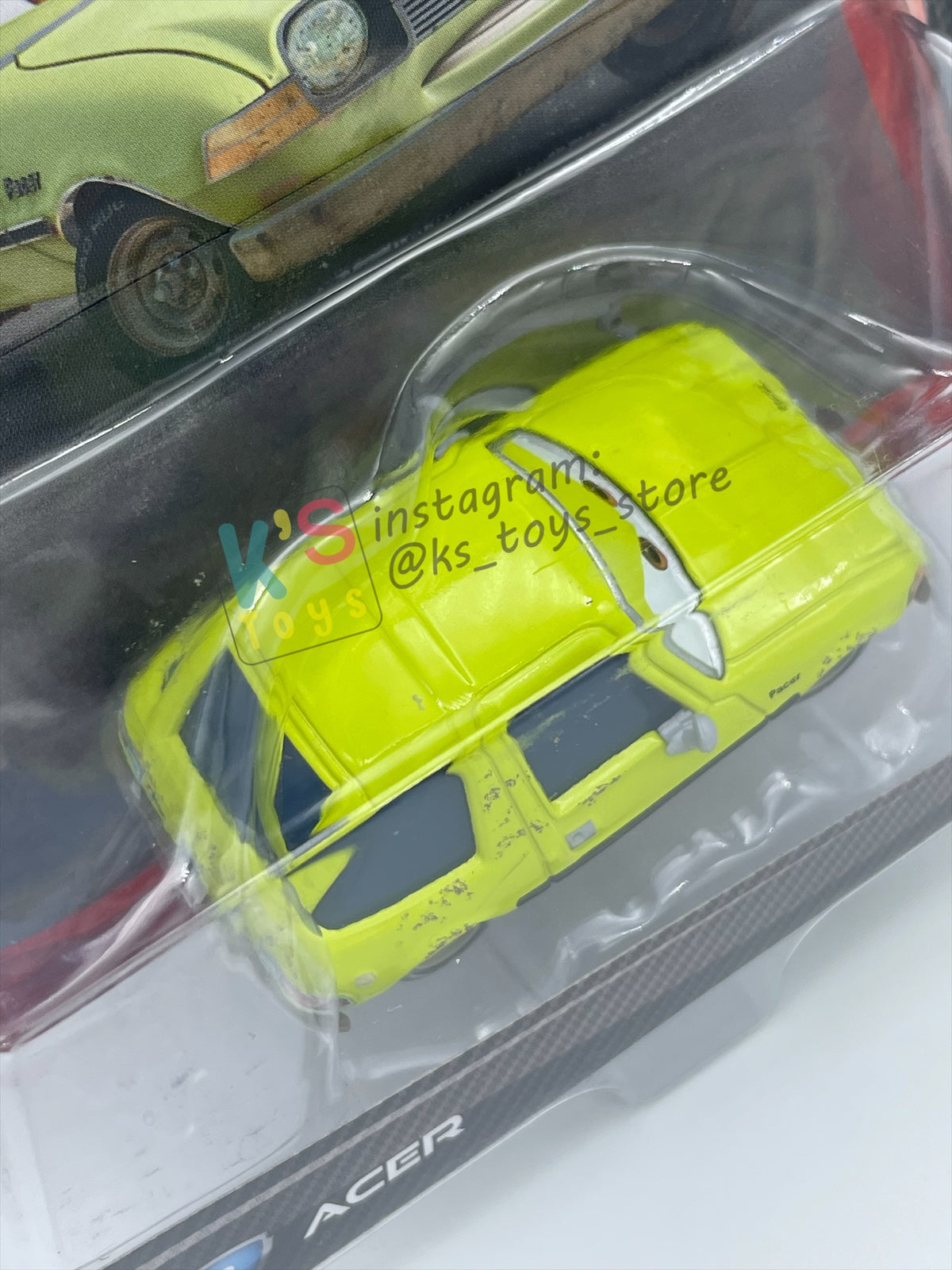 DISNEY PIXAR CARS 1:55 BY MATTEL, "ACER" CARS 2 - BNIP