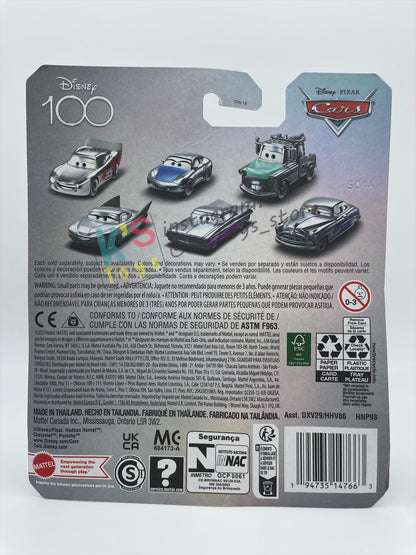 Complete Set of Disney 100th Anniversary Series, Disney Pixar Cars by Mattel 1:55 - LIGHTNING MCQUEEN, MATER, FLO, RAMONE, SALLY, FABULOUS HUDSON HORNET AND PROMO CRUISIN LIGHTNING MCQUEEN - BNIP