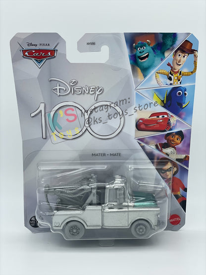 Complete Set of Disney 100th Anniversary Series, Disney Pixar Cars by Mattel 1:55 - LIGHTNING MCQUEEN, MATER, FLO, RAMONE, SALLY, FABULOUS HUDSON HORNET AND PROMO CRUISIN LIGHTNING MCQUEEN - BNIP