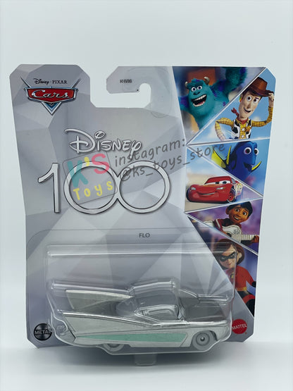 Complete Set of Disney 100th Anniversary Series, Disney Pixar Cars by Mattel 1:55 - LIGHTNING MCQUEEN, MATER, FLO, RAMONE, SALLY, FABULOUS HUDSON HORNET AND PROMO CRUISIN LIGHTNING MCQUEEN - BNIP