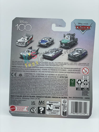 Complete Set of Disney 100th Anniversary Series, Disney Pixar Cars by Mattel 1:55 - LIGHTNING MCQUEEN, MATER, FLO, RAMONE, SALLY, FABULOUS HUDSON HORNET AND PROMO CRUISIN LIGHTNING MCQUEEN - BNIP