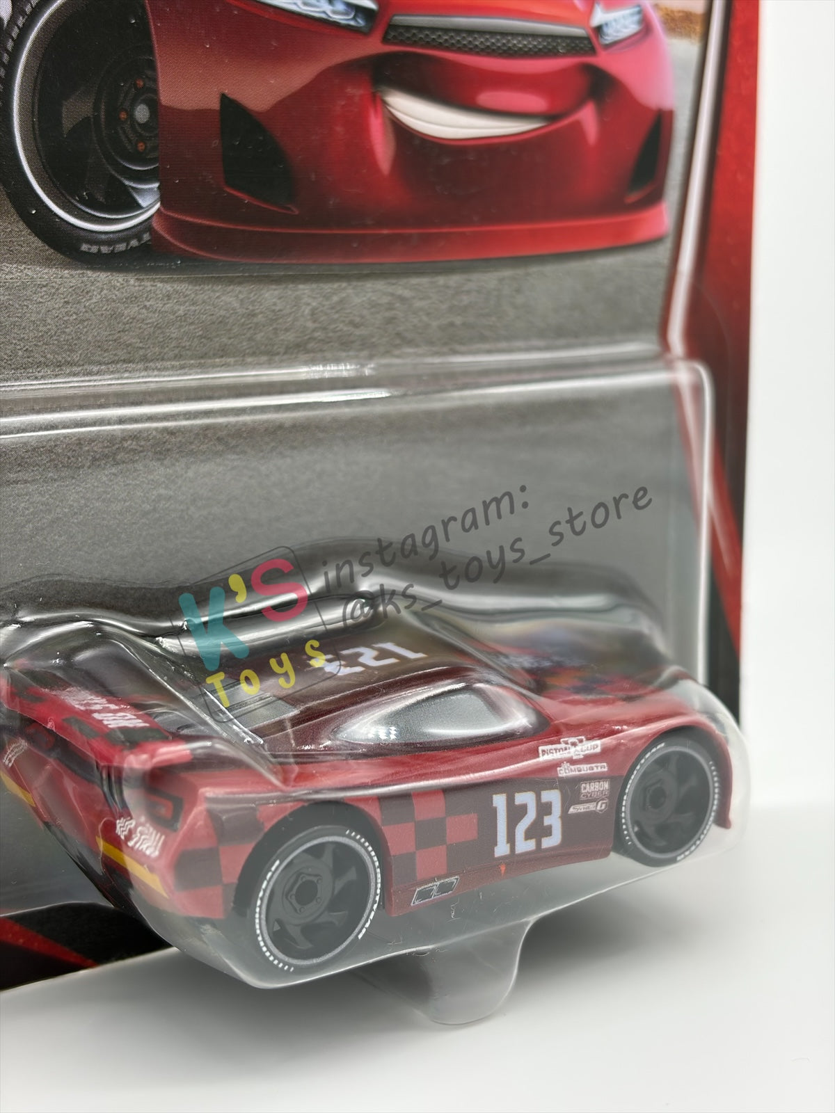 DISNEY PIXAR CARS BY MATTEL 1:55, "JONAS CARVERS" - 2OTH CARD/PACKAGING - BNIP
