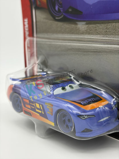 DISNEY PIXAR CARS BY MATTEL 1:55, "BARRY DEPEDAL'" - 2026 RE-RELEASED 20TH ANNIVERSARY CARD - BNIP