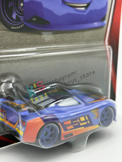 DISNEY PIXAR CARS BY MATTEL 1:55, "BARRY DEPEDAL'" - 2026 RE-RELEASED 20TH ANNIVERSARY CARD - BNIP