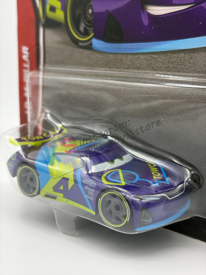 DISNEY PIXAR CARS BY MATTEL 1:55, "J.D. MCPILLAR" - 2OTH CARD/PACKAGING - BNIP