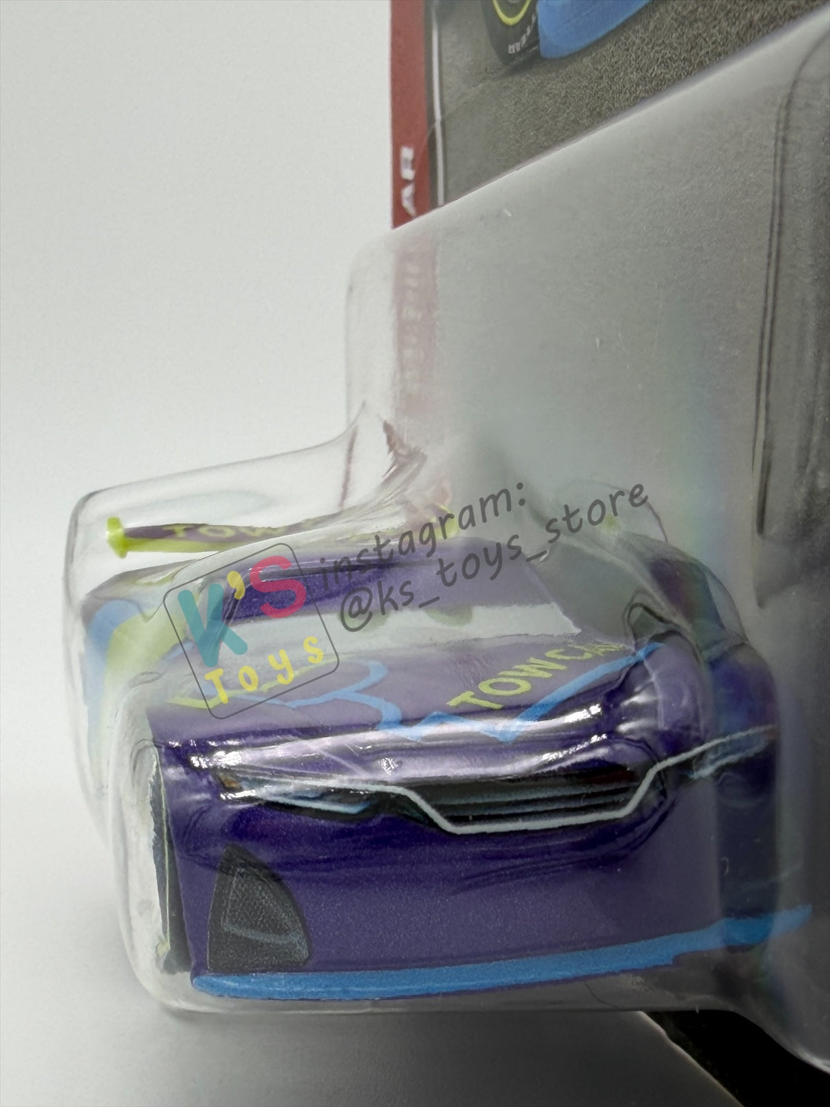 DISNEY PIXAR CARS BY MATTEL 1:55, "J.D. MCPILLAR" - 2OTH CARD/PACKAGING - BNIP