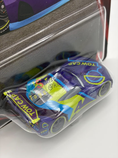 DISNEY PIXAR CARS BY MATTEL 1:55, "J.D. MCPILLAR" - 2OTH CARD/PACKAGING - BNIP