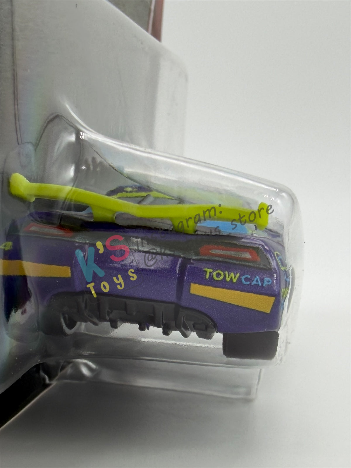 DISNEY PIXAR CARS BY MATTEL 1:55, "J.D. MCPILLAR" - 2OTH CARD/PACKAGING - BNIP