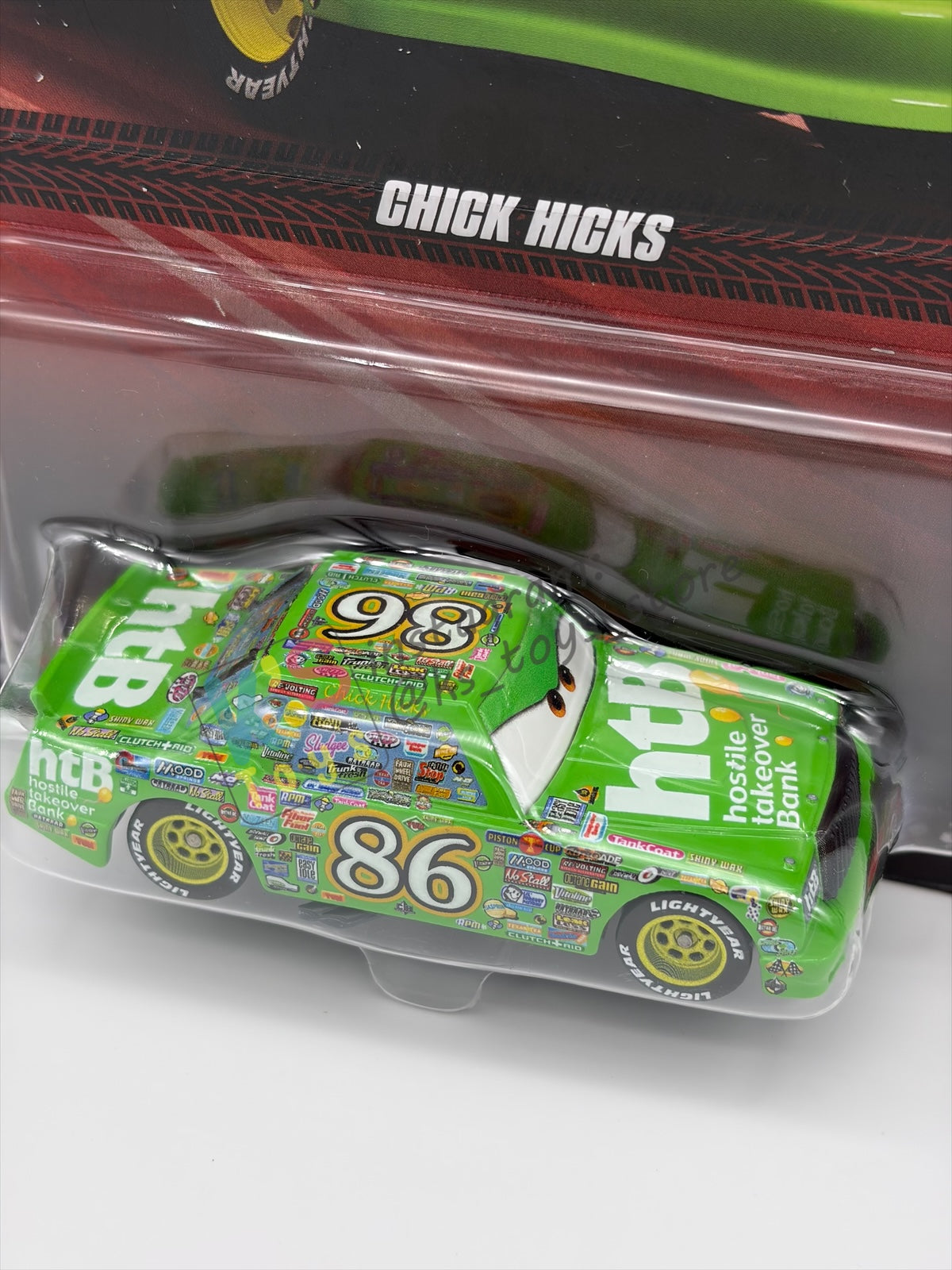 DISNEY PIXAR CARS BY MATTEL 1:55, "CHICK HICKS" - 2026 RE-RELEASED - BNIP