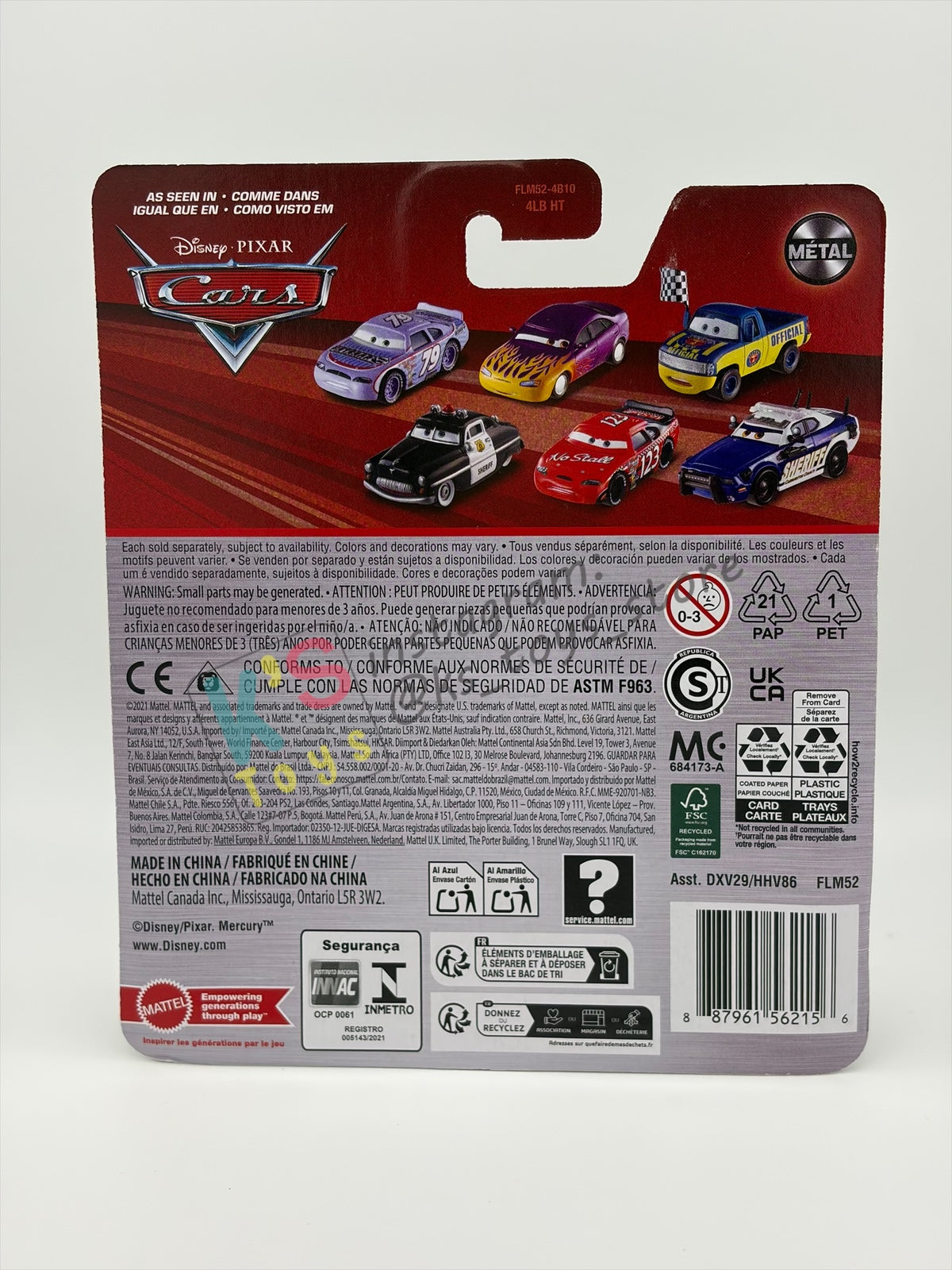 DISNEY PIXAR CARS BY MATTEL 1:55, "CHICK HICKS" - 2026 RE-RELEASED - BNIP