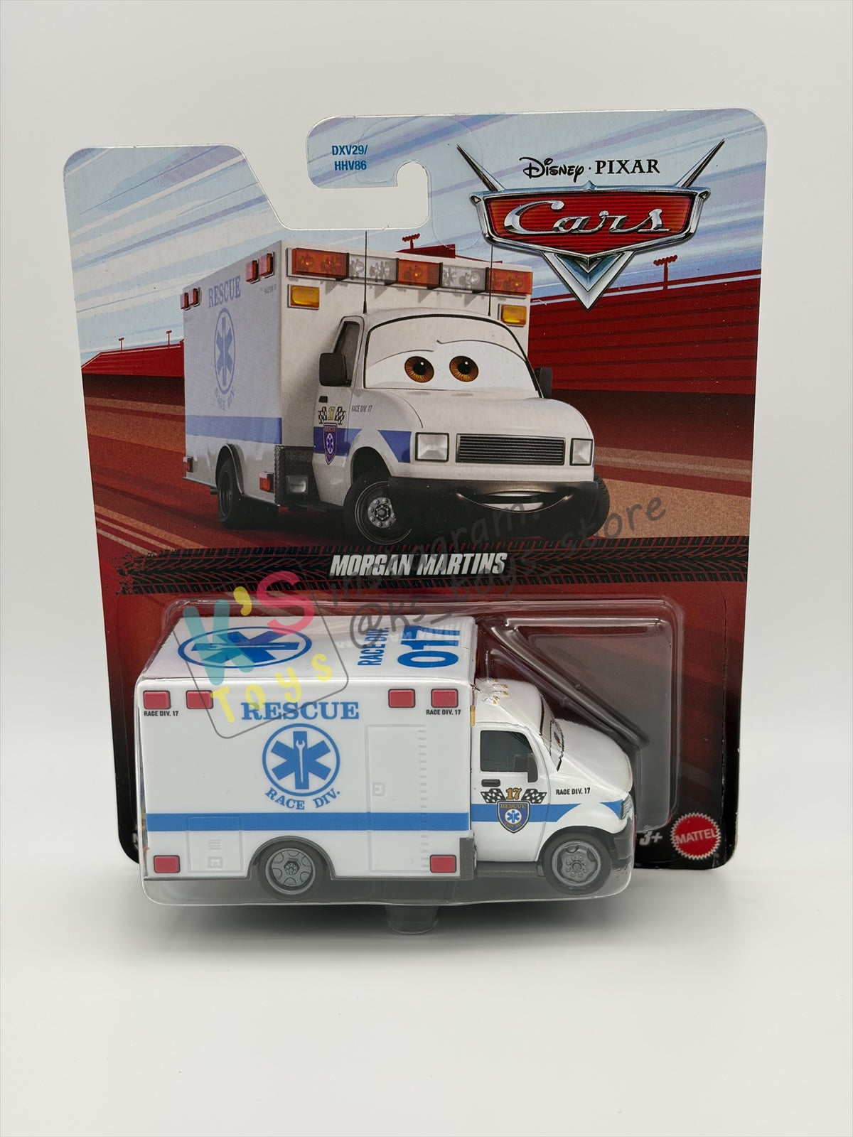 DISNEY PIXAR CARS BY MATTEL, "MORGAN MARTINS" - 2026 RE-RELEASED - BNIP