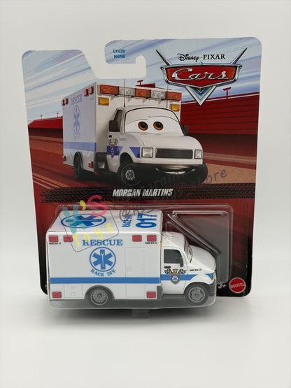 DISNEY PIXAR CARS BY MATTEL, "MORGAN MARTINS" - 2026 RE-RELEASED - BNIP
